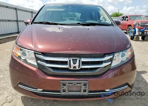 2015 Honda Odyssey Exl z USA, uszkodzony, nr VIN 5FNRL5H6XFB027883